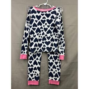 Carter’s Girls Blue Heart 2-Piece Pajama, Size 8